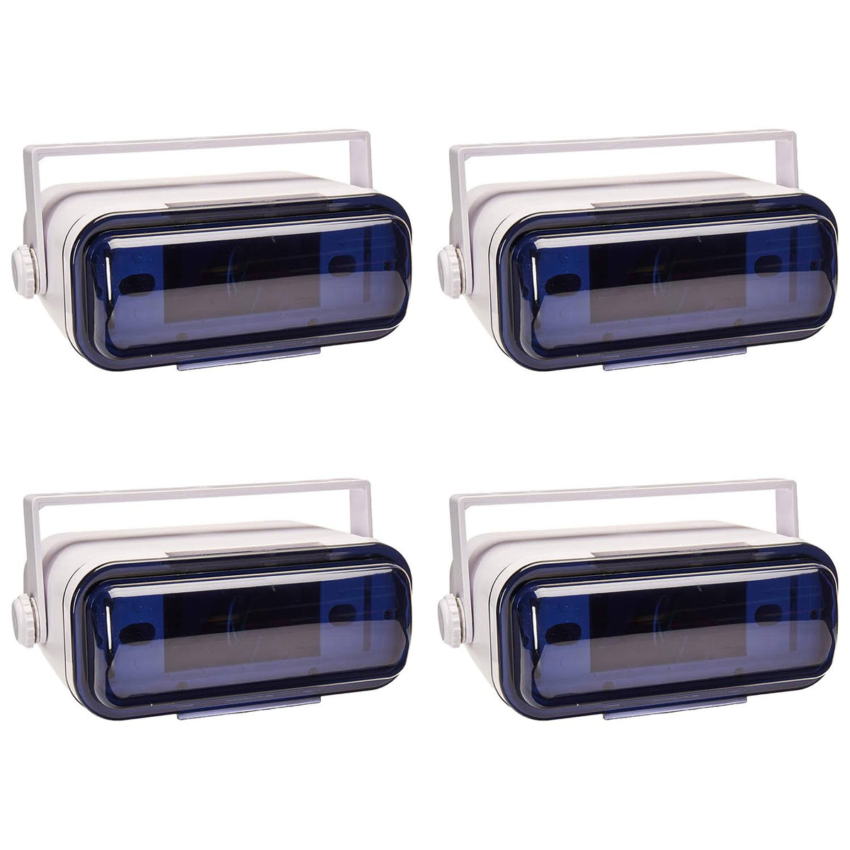 White 4 Pack Waterproof Marine Stereo Radio Housing Case Cover N6794