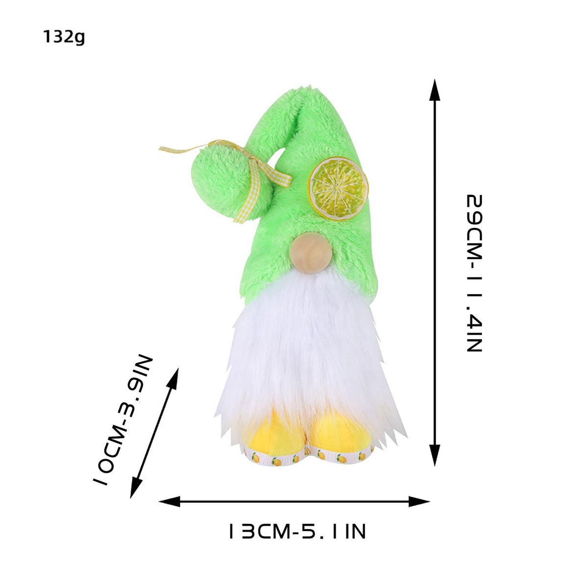 High Hat Plush Dwarf Doll G971