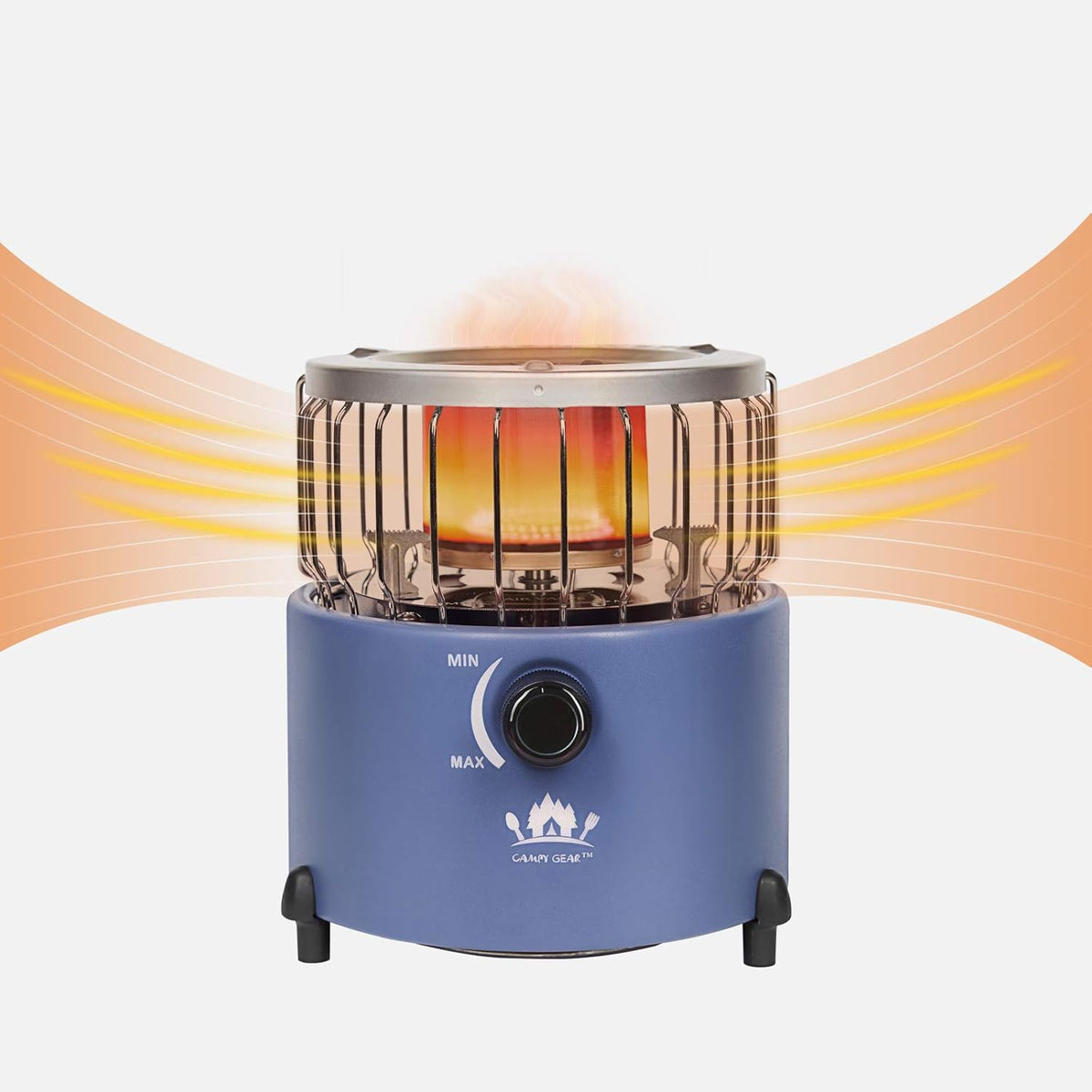 2 in 1 Portable Propane Heater & Stove, Navy Blue S4194