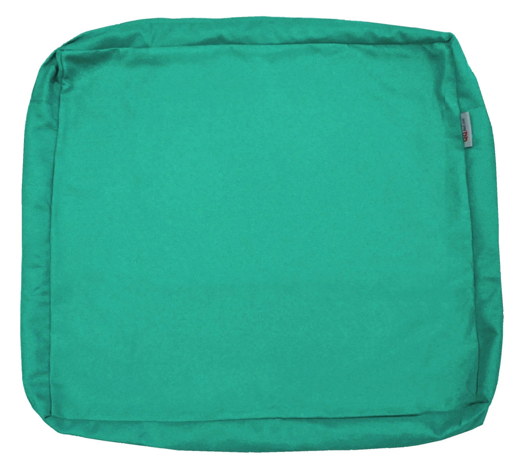 Patio Chair Cushion Pad Cover 24"X22"X4" Peacock B60905