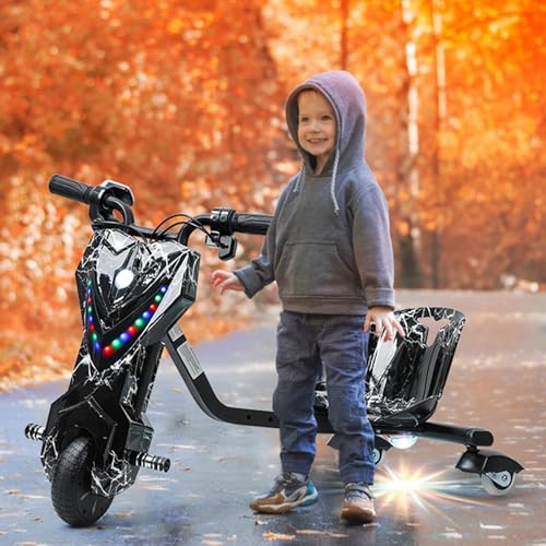 Electric Drift Trike with Adjustable Seat Big Wheel 3-Wheel Scooter V815