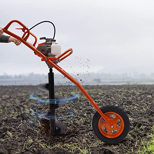 3HP Gas Powered Earth Auger with 11" Bit H601