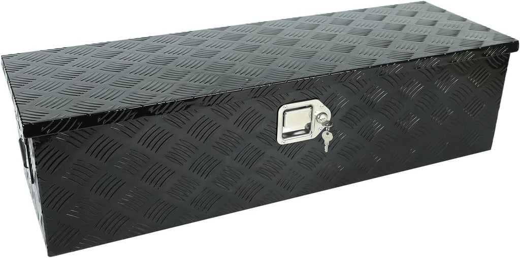 Black Aluminum 5 Bar Tread Tool Box S89478