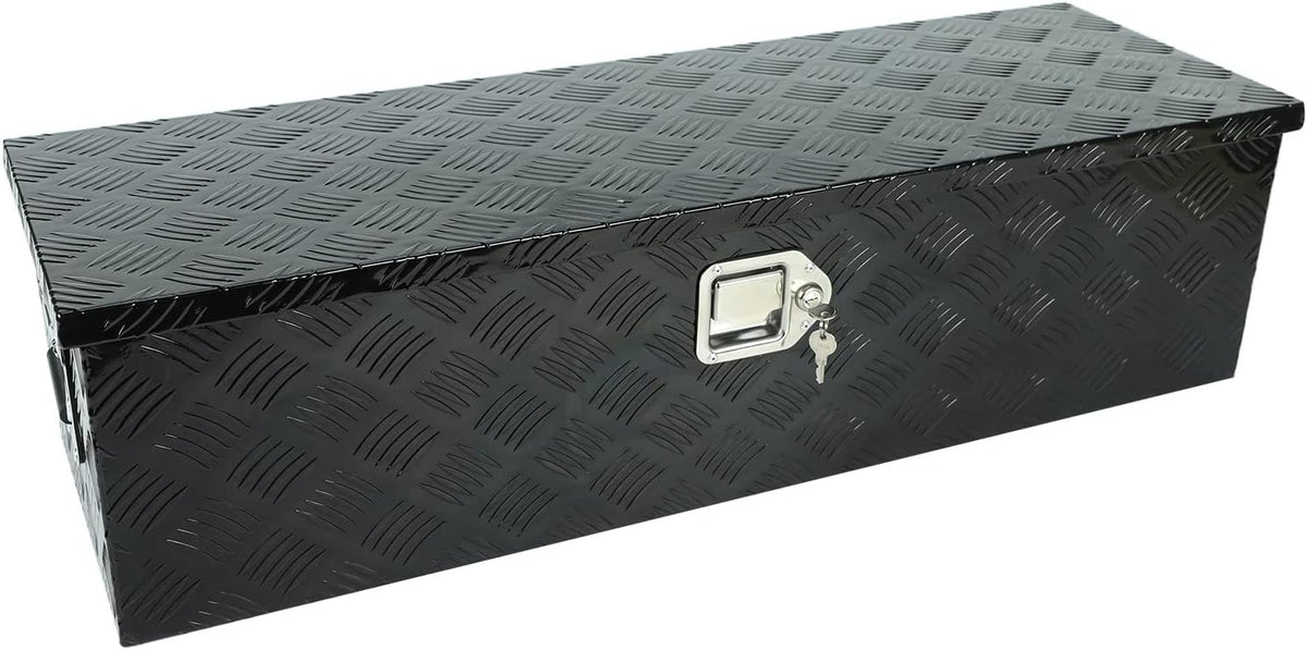 Black Aluminum 5 Bar Tread Tool Box S89478