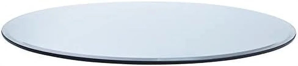 38" Round Clear Tempered Glass Table Top G280580