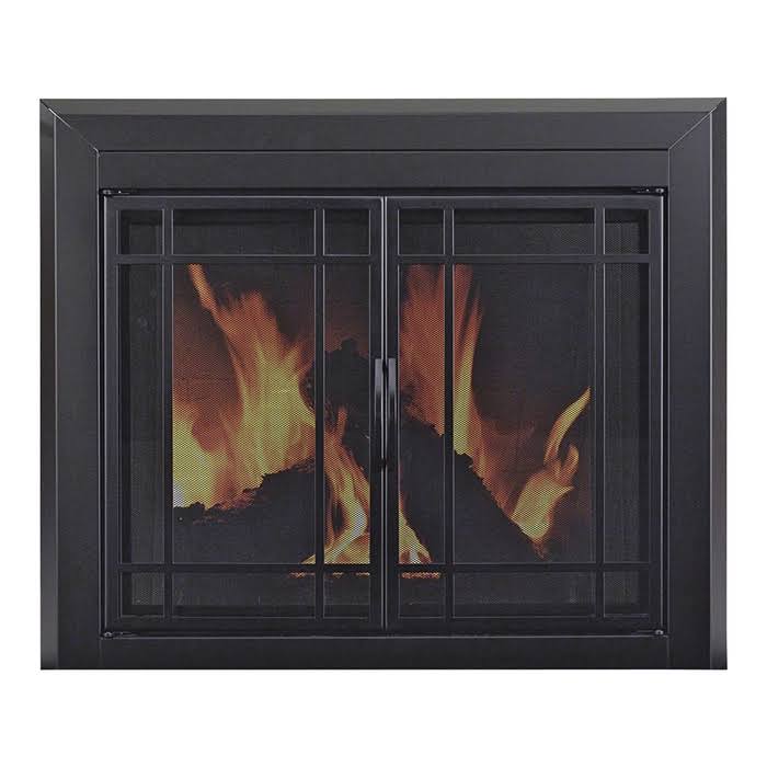 Small Glass Fireplace Doors K977