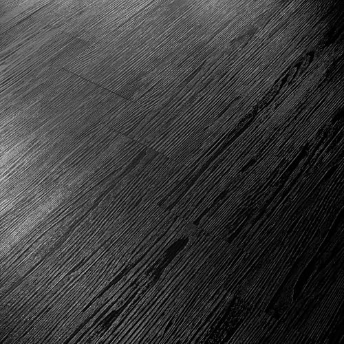 17-Pack 6"x36" Black Wood Luxury Vinyl Plank Flooring Peel and Stick Tiles Q3324