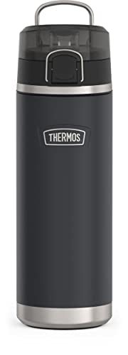 24 Ounce Vacuum Insulated Stainless Steel Water Bottle with Lid B9398