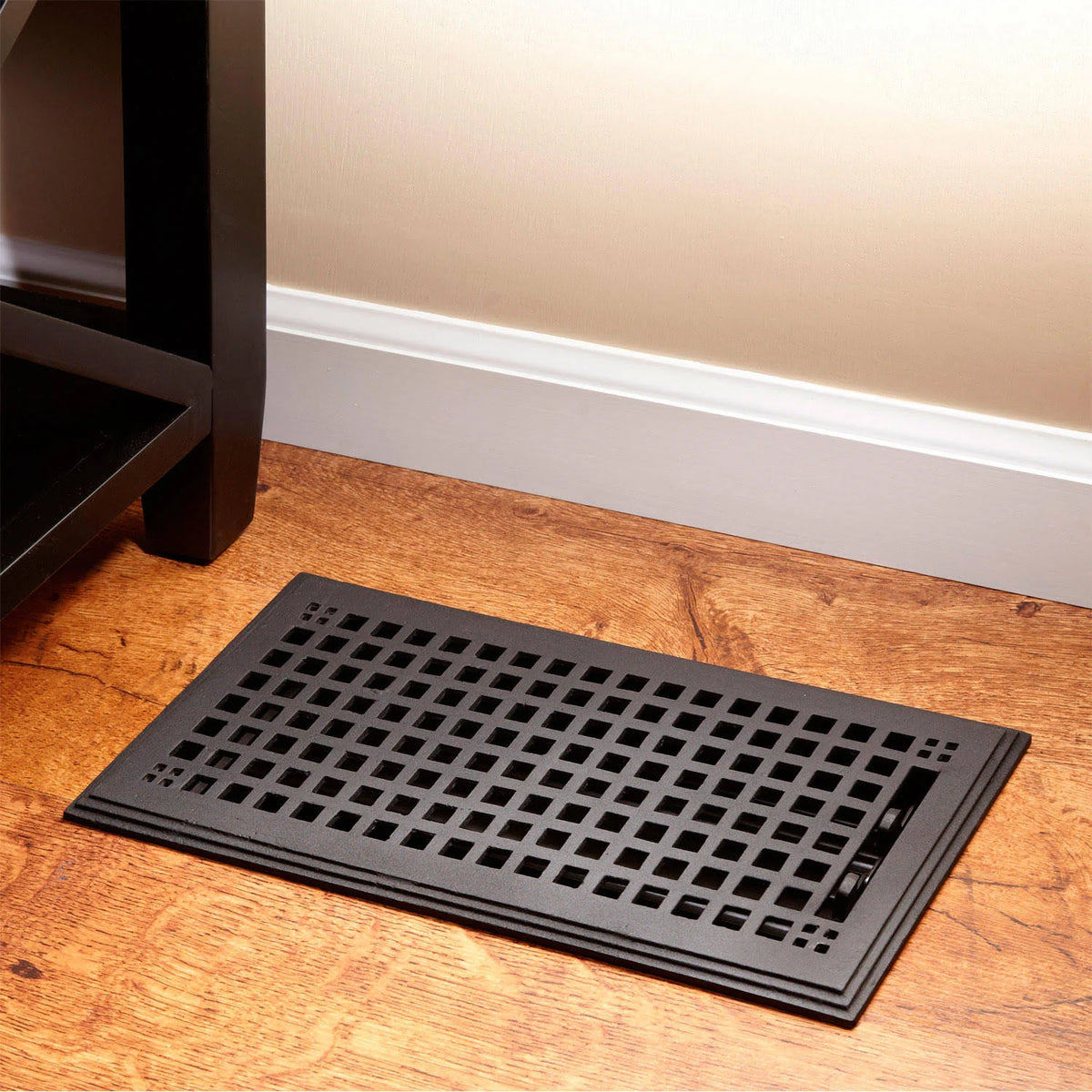 Black Cast Iron Floor Register J5087
