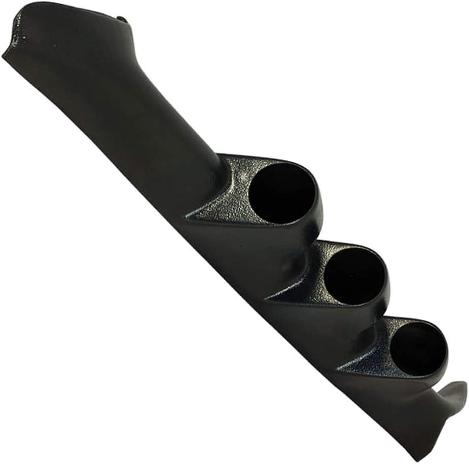 Black Triple Pillar Gauge Pod ABS Plastic for Ford F 150 1997-2001 I23079