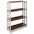 Mocha Three-Shelf Bookcase A54916