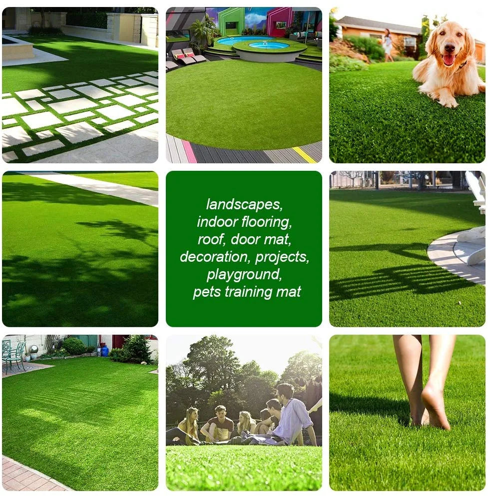 1.38" Pile Height 6FTx14FT Artificial Grass K264958