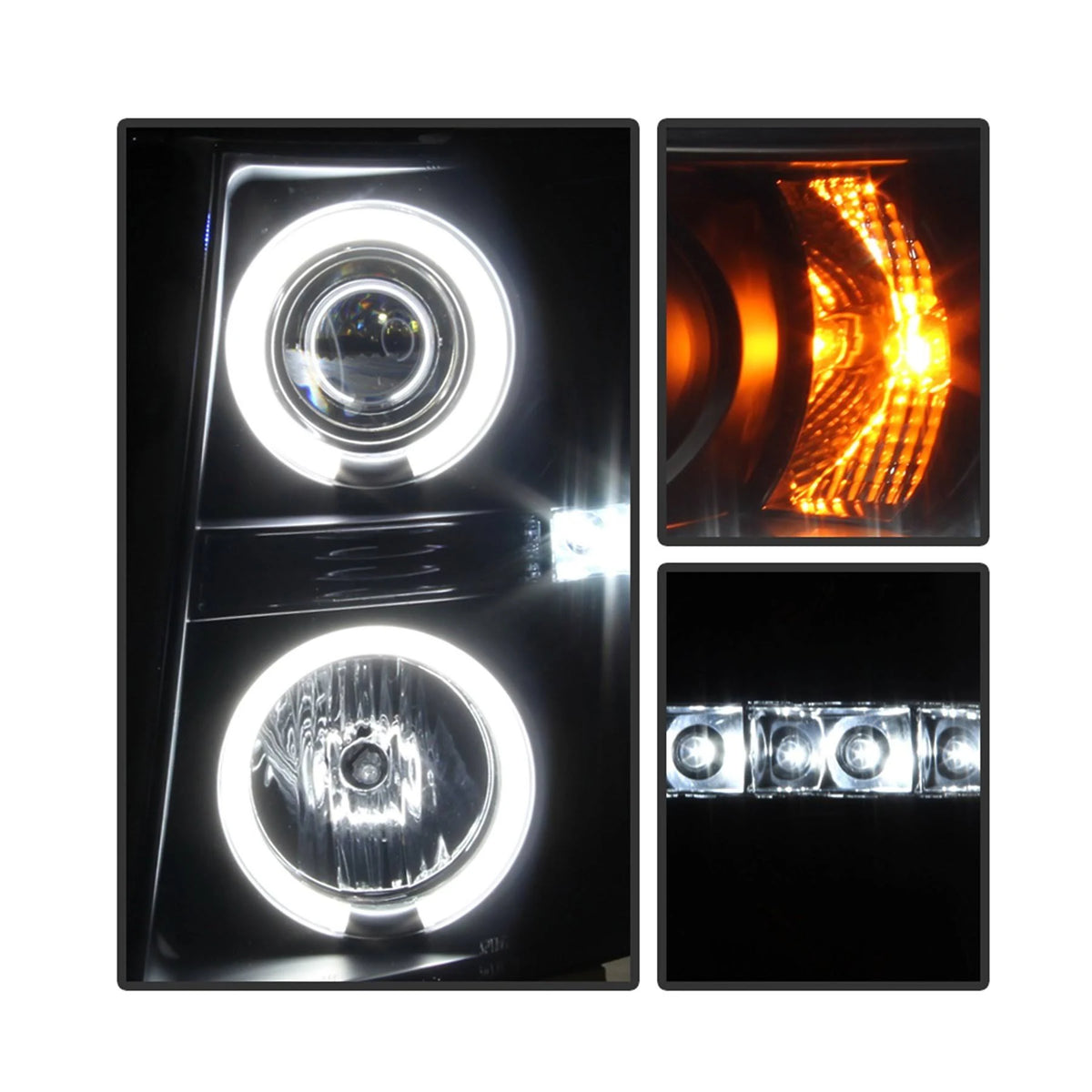 Ccfl Halo LED Projector Headlights O292