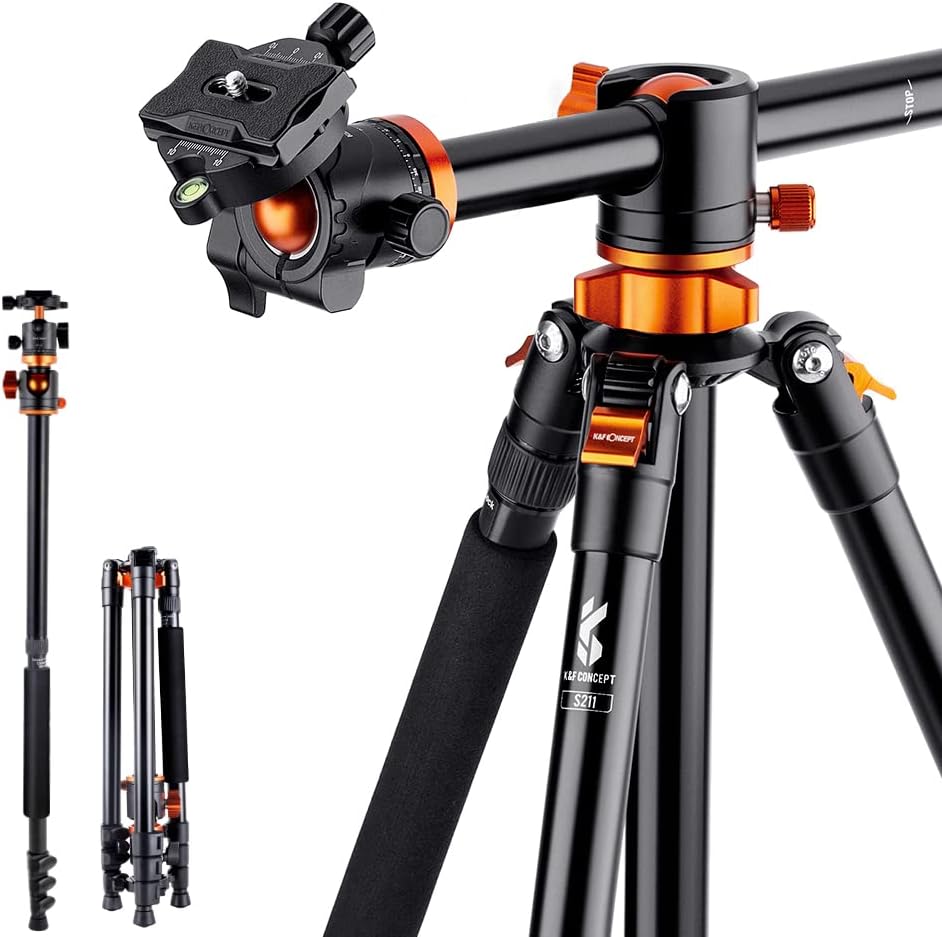 72 inch Aluminium Camera Tripod with 360 Degree Ball Head Q504