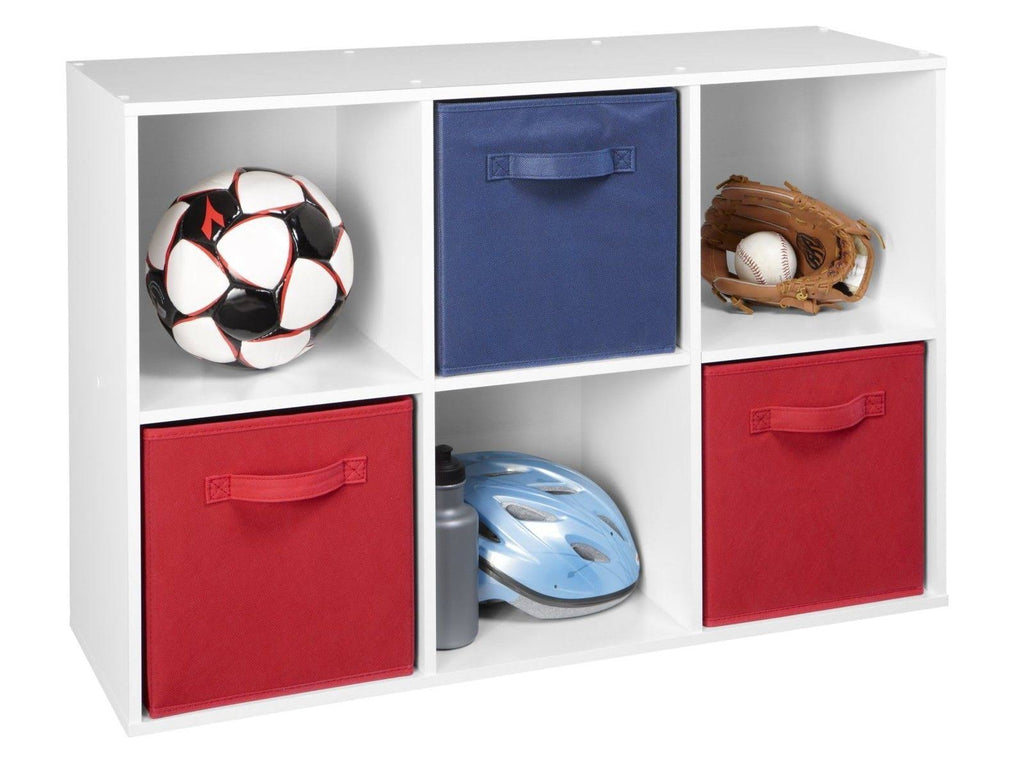 6-Cube White Organizer T441