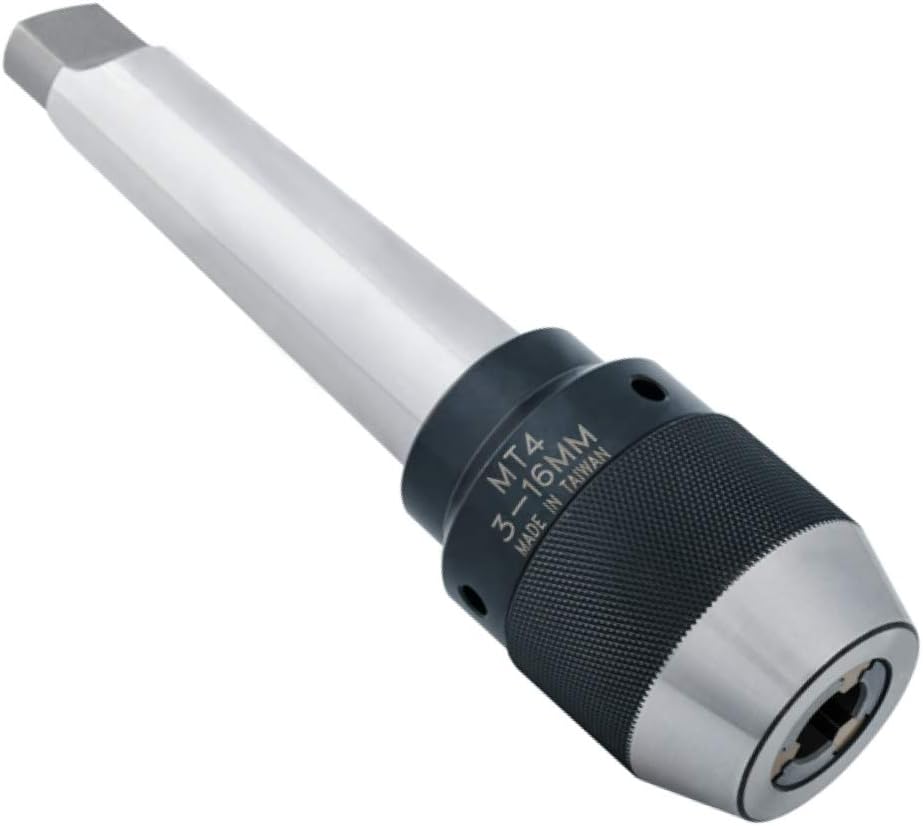1/64"-1/2" Heavy Duty Keyless Drill Chuck with Integrated Shank U54753