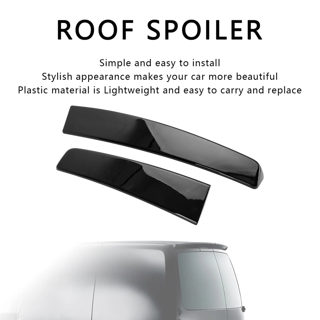 Gloss Black Rear Twin Barn Door Trunk Spoiler W81447