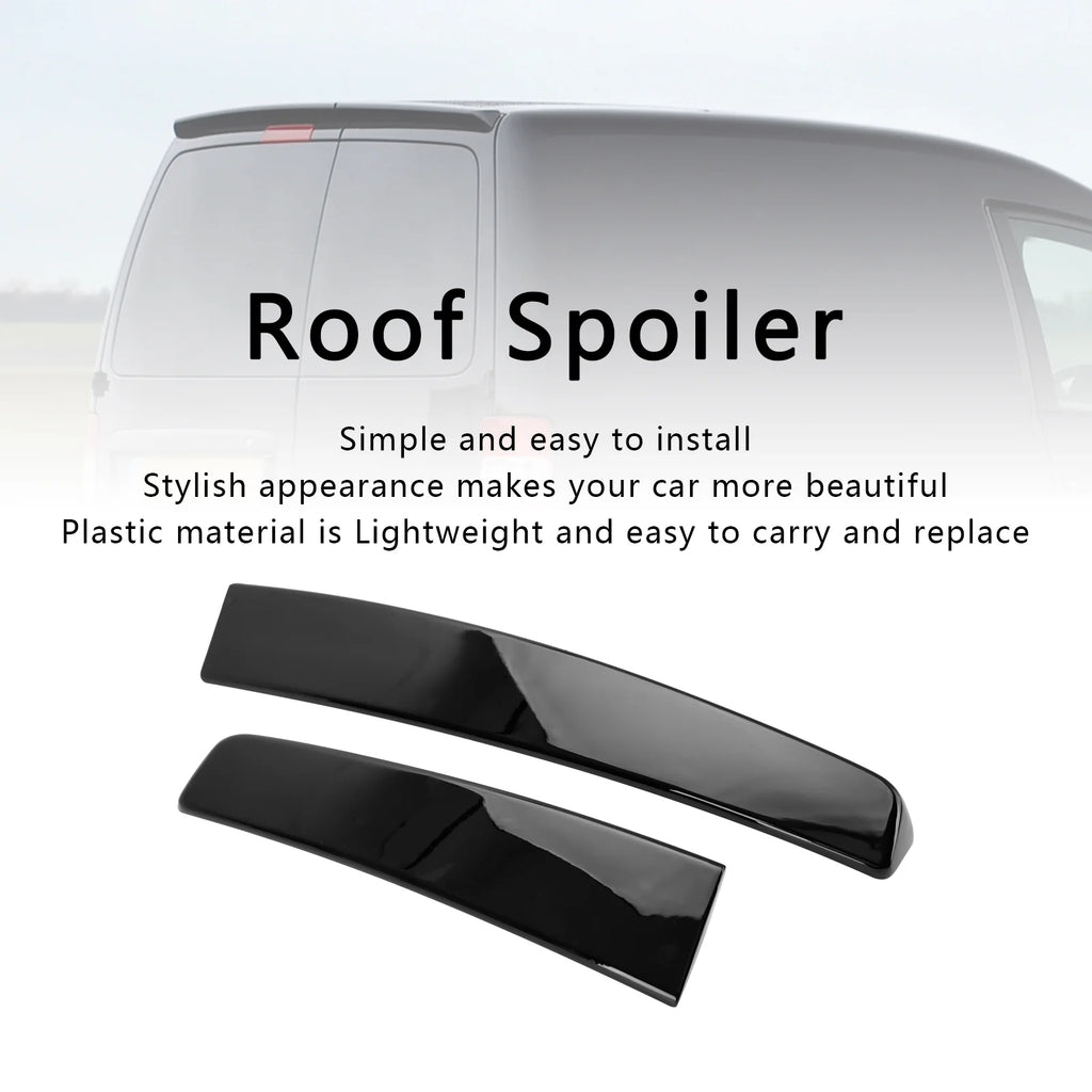 Gloss Black Rear Twin Barn Door Trunk Spoiler W81447