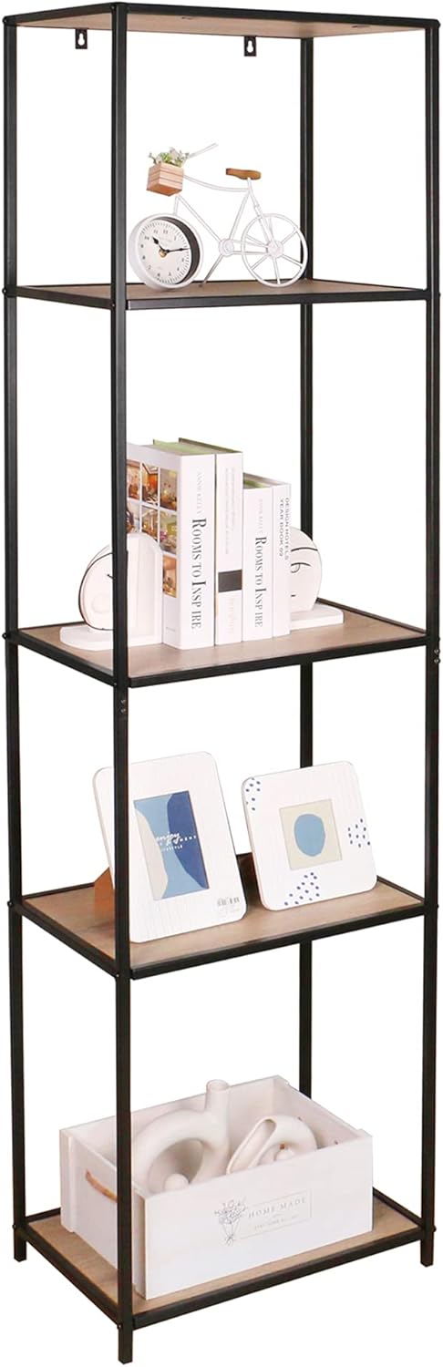 7-Tier Wood Open Bookshelf S957867