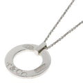 Silver Circle Necklace N606613