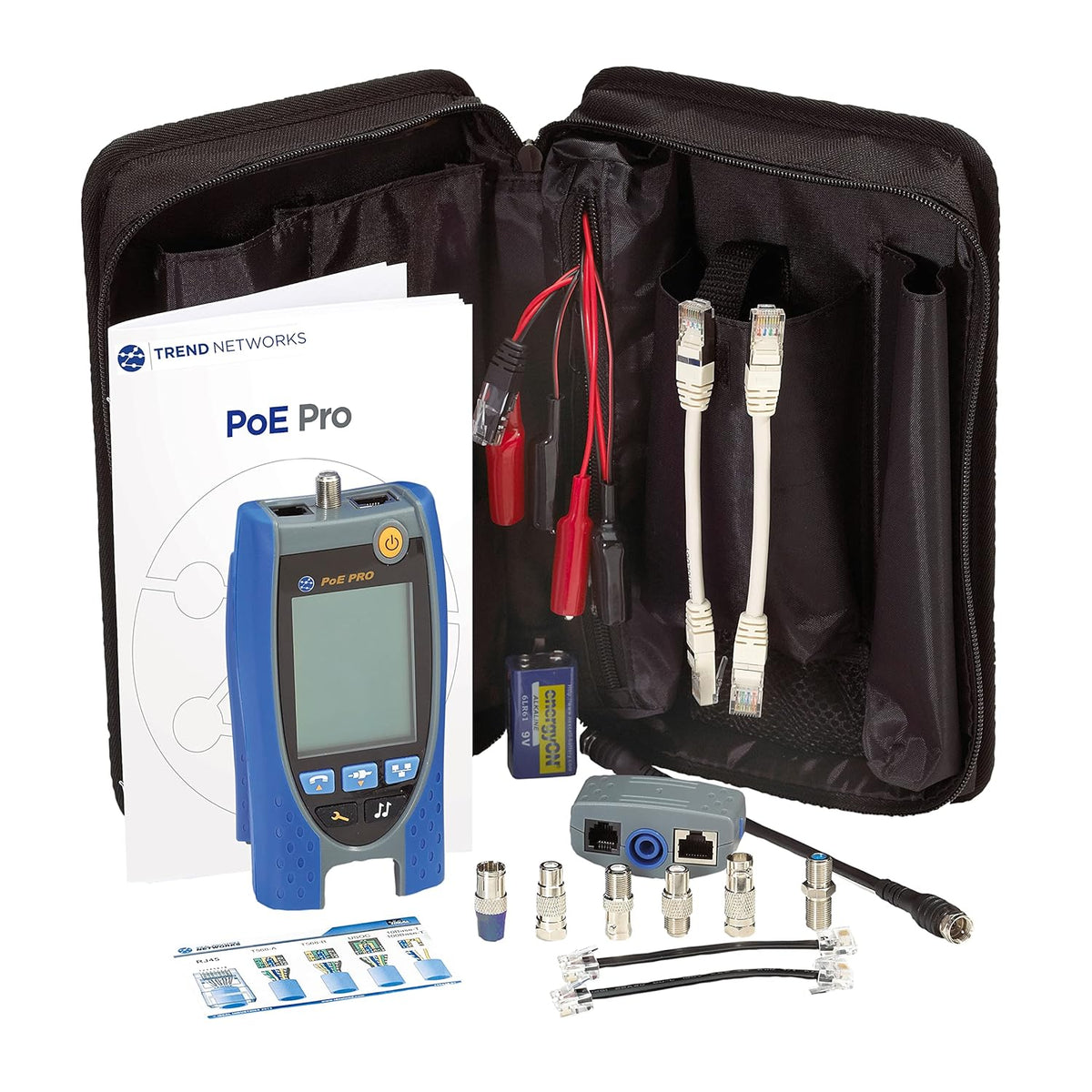 PoE Pro Power Over Ethernet Tester Bundle with Amplifier Probe K899