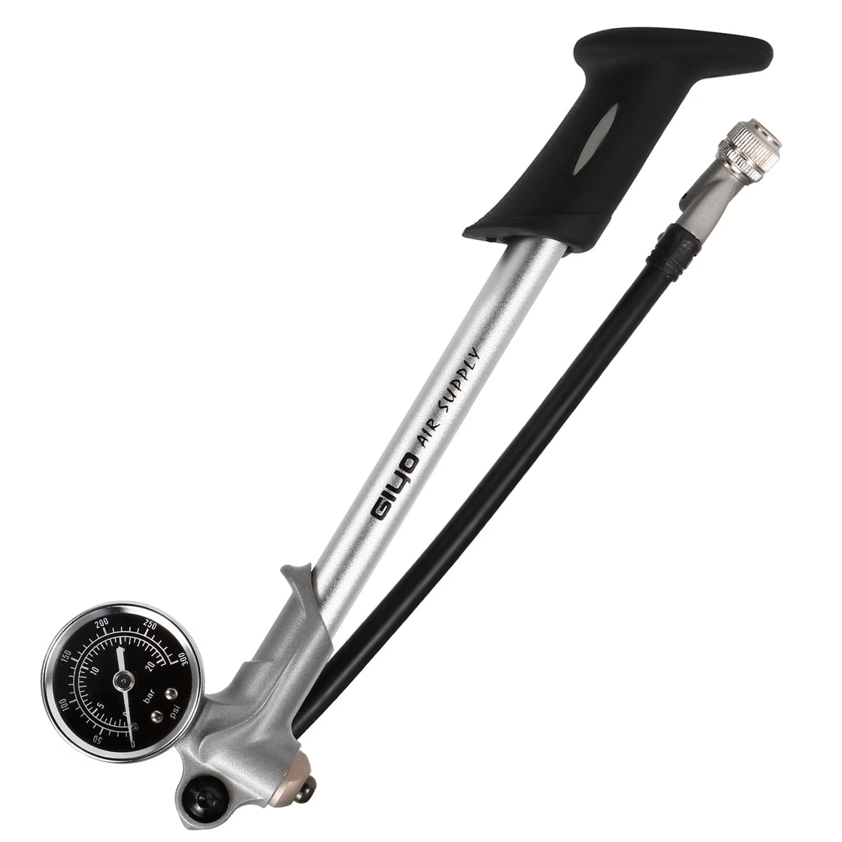 Air Pump with Lever Lock Schrader Valve for MTB Mountain Bike 300PSI F759