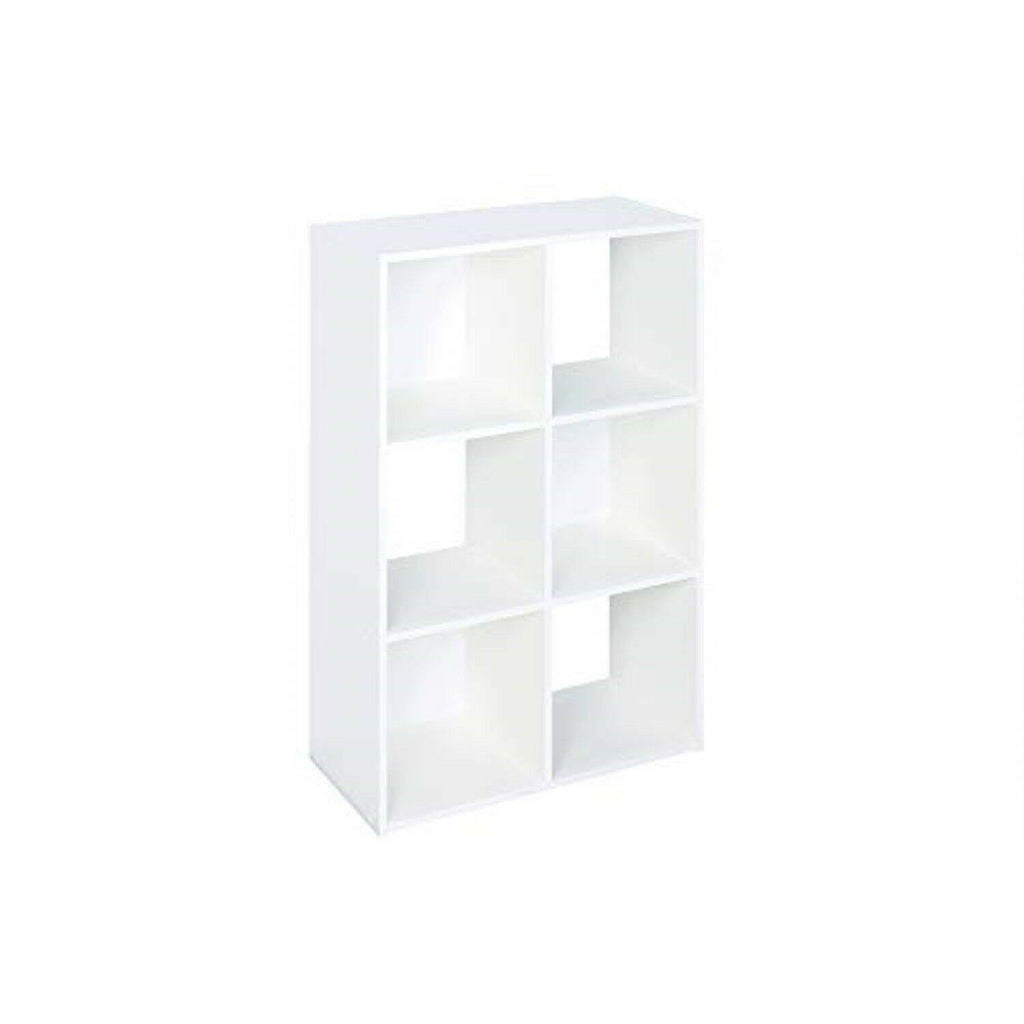 6-Cube White Organizer T441