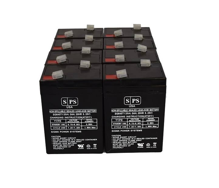 6V 4.5 Ah Medical Replacement Battery (8 Pack) I81524