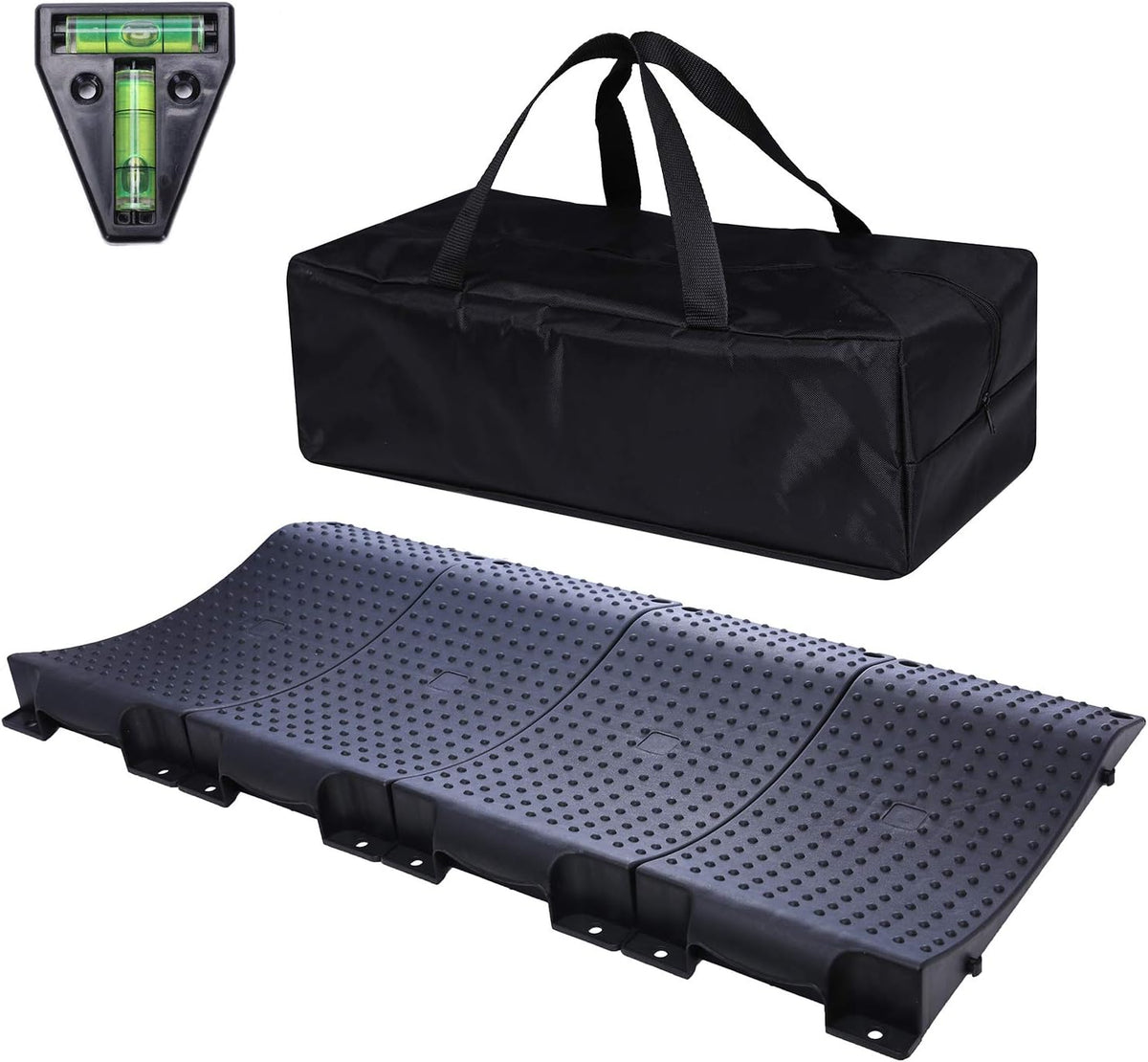4 Pack Yellow Tire Saver Ramps with Carrying Bag J790
