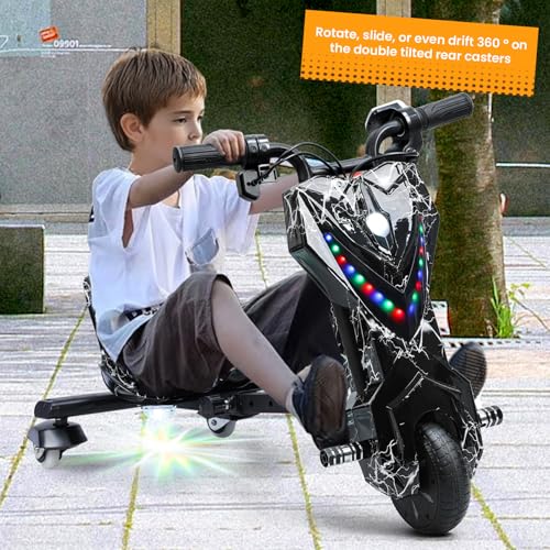 Electric Drift Trike with Adjustable Seat Big Wheel 3-Wheel Scooter V815