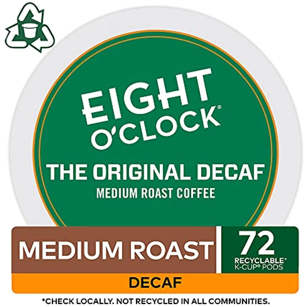 72 Count Decaf Medium Roast Coffee K-Cup Pods C125