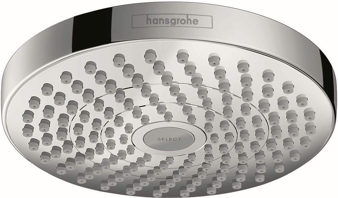 Brushed Black Chrome 7-inch 2-Spray Showerhead M137