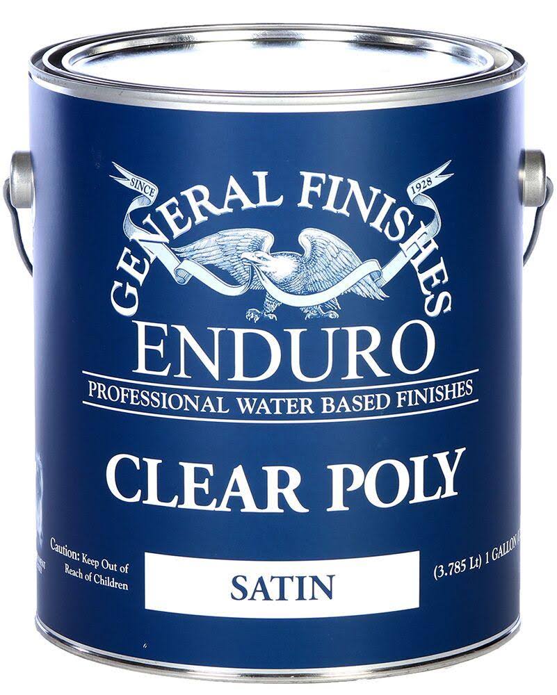 5 Gallon Interior Clear Water Base Poly Flat E649075