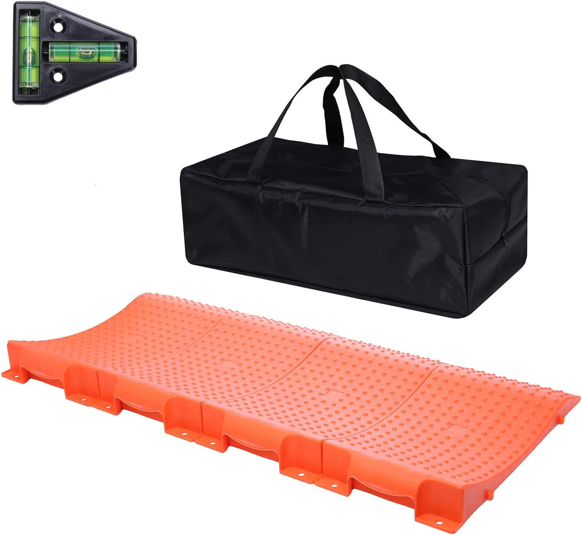 4 Pack Yellow Tire Saver Ramps with Carrying Bag J790