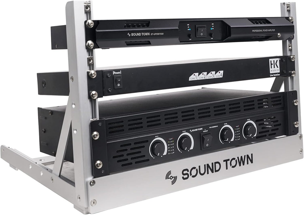 6U Aluminum Desktop Open-Frame Rack I11298