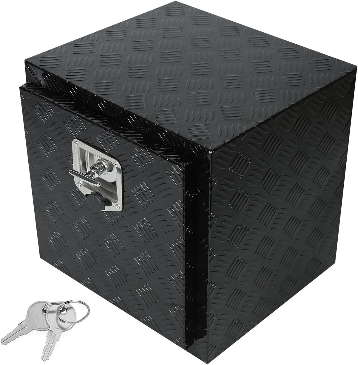 Black Aluminum 5 Bar Tread Tool Box S89478
