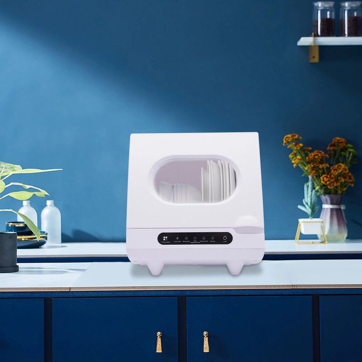 Portable Countertop Compact Dishwasher 5 Programs S9568