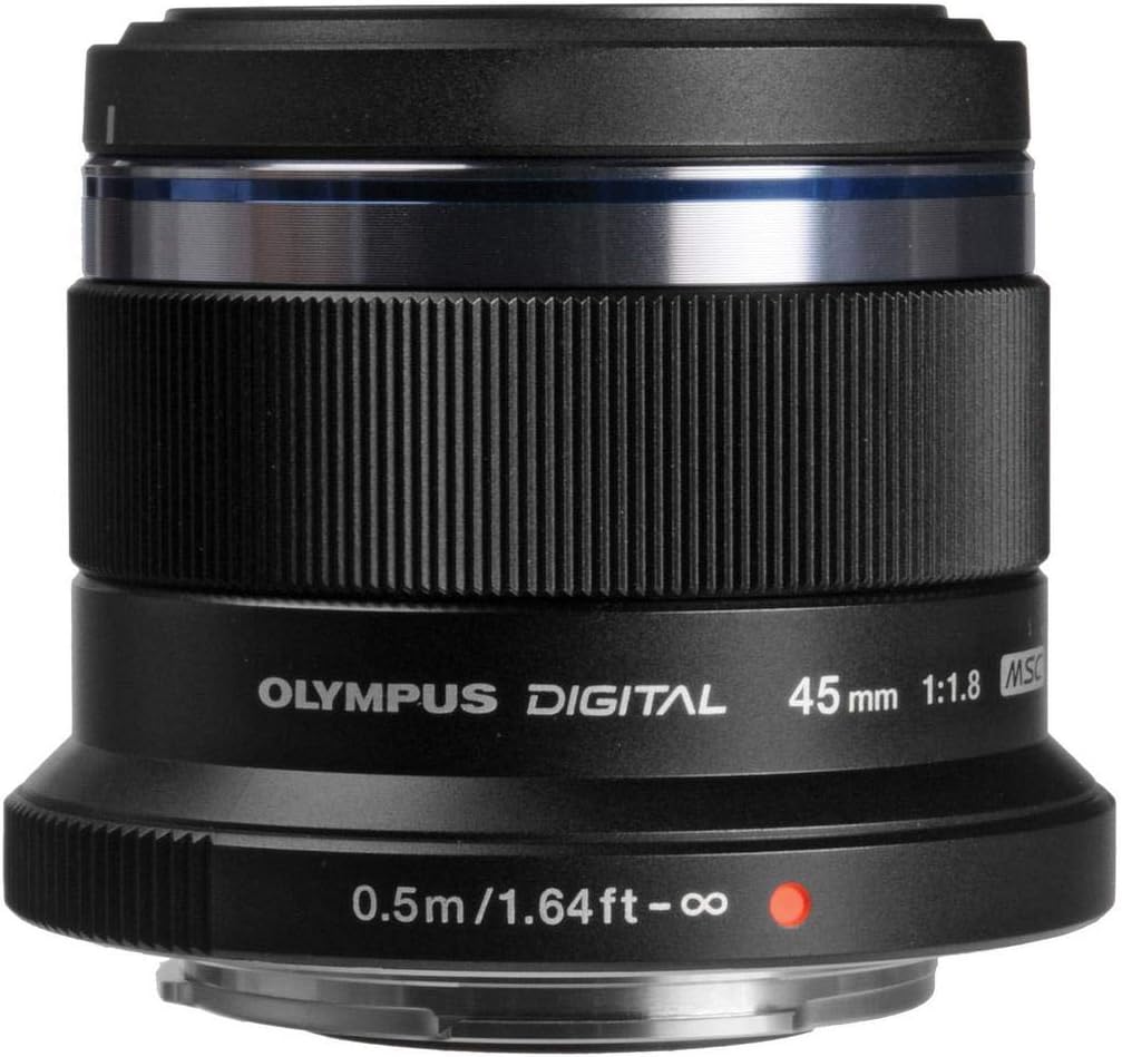 45mm F1.8 Lens for Micro Four Thirds Cameras (Black) Y585