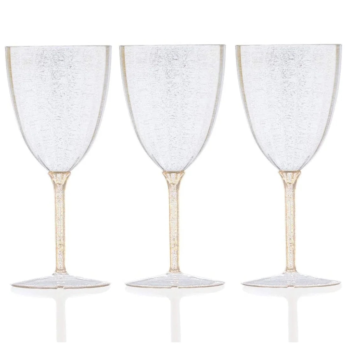 7 Oz Pack of 16 Disposable Plastic Wine Glasses G4209