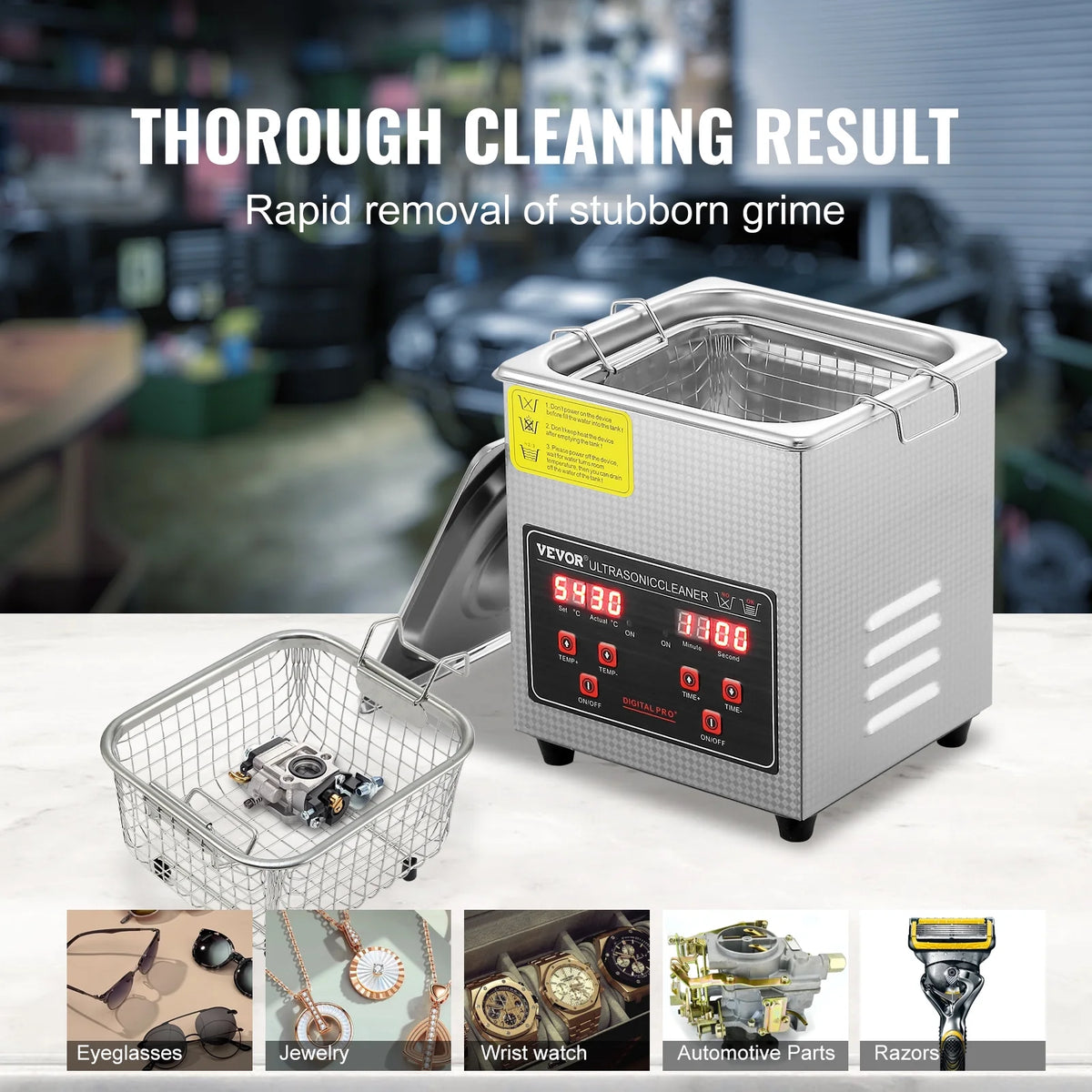 2L Ultrasonic Cleaner with Timer Heating L863