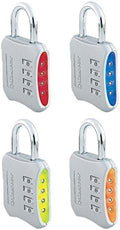 2-inch Combination Padlock 4-Pack E38301
