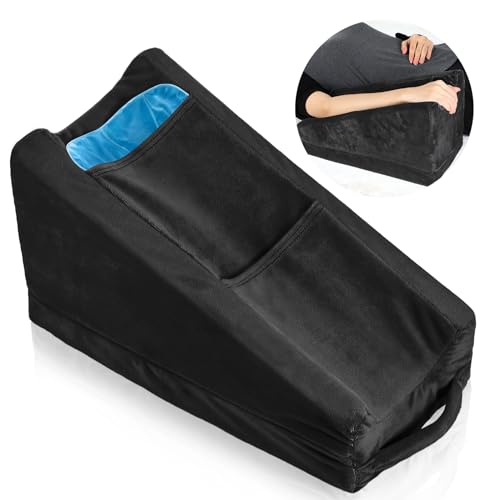 Dark Gray Arm Elevation Pillow with High Density Foam M1867