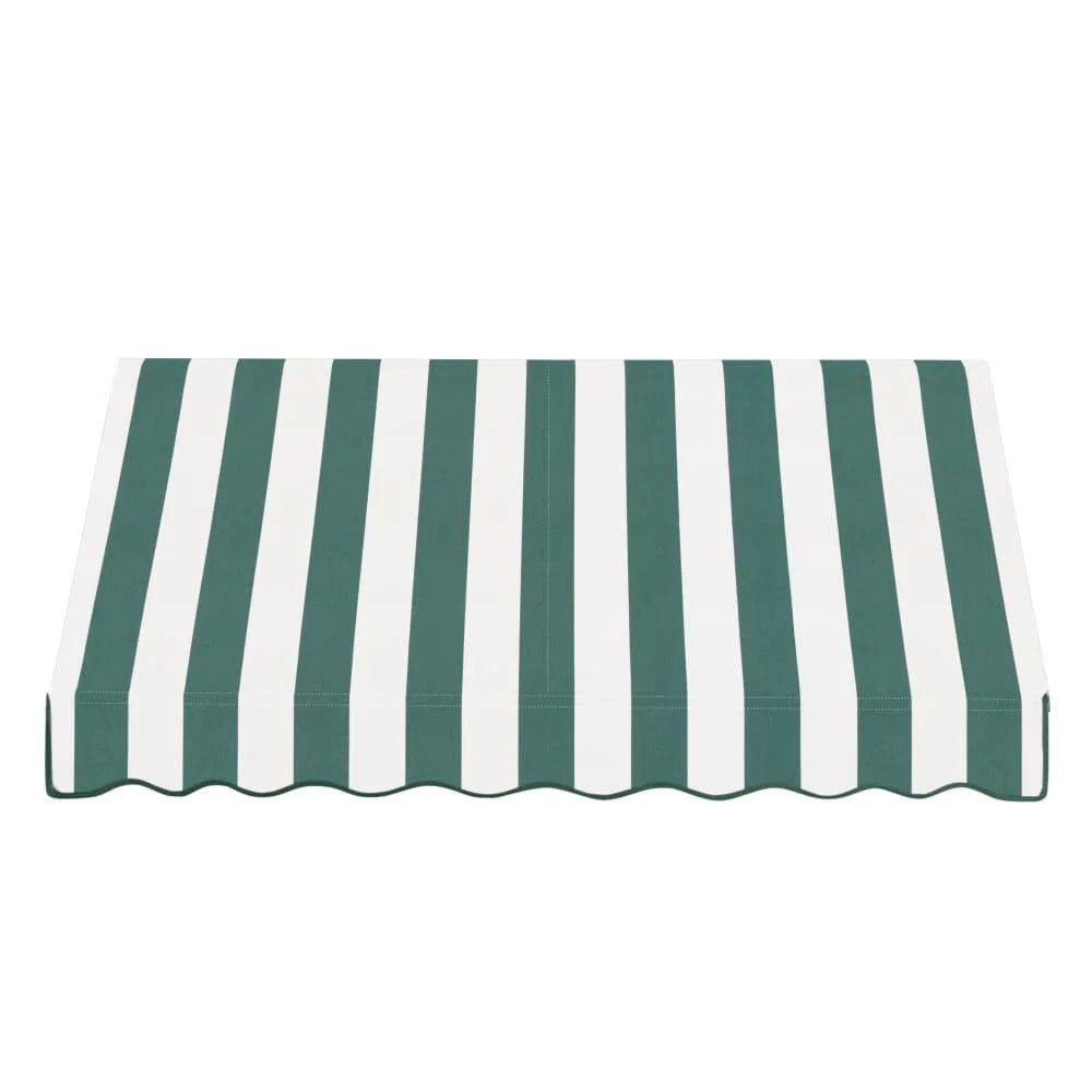Forest/White Stripe Acrylic Fixed Awning C925761