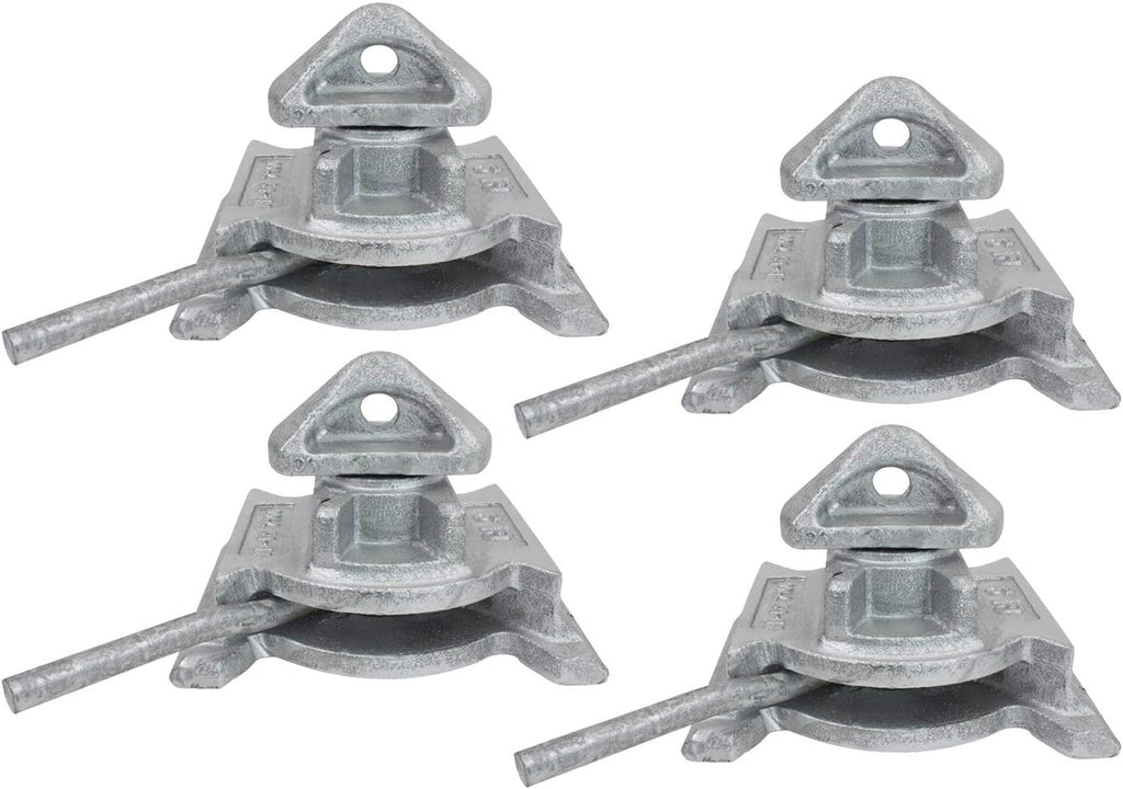 (4 Pack) Sea Rail Shipping Container Manual Base Lock Dovetail S3524