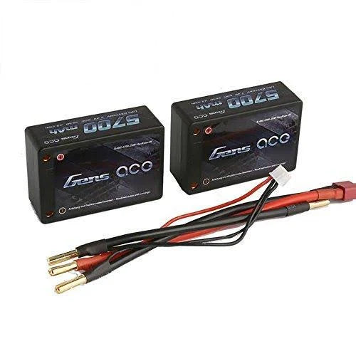 5700mAh 7.4V 50C 2S3P Hardcase Lipo Battery Pack A848030