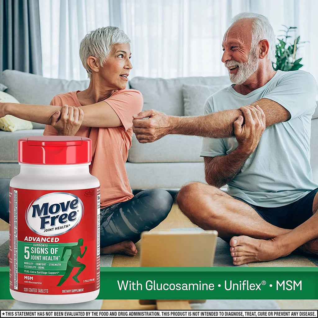120ct Coated Tablets Glucosamine Chondroitin MSM Supplement N3377