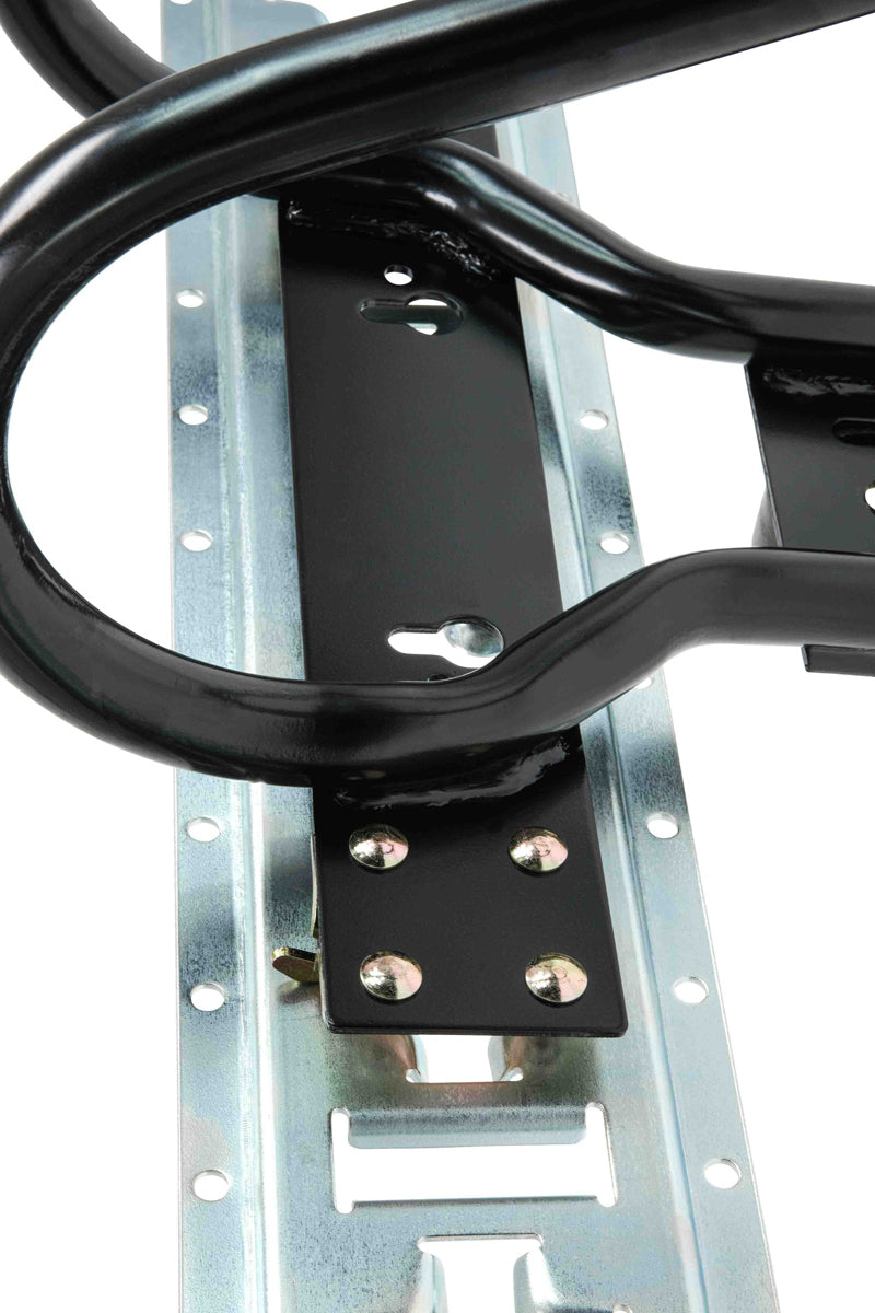 14 Pc Motorcycle Kit with E-Track Wheel Chock, Handle Bar Straps, D Ring, Ratchet Straps H8634