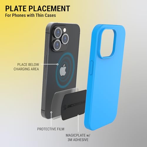 Replacement Plate Kit for Magnetic Car Phone Mount Holder, Metal Plates, Pack of 2 Z626
