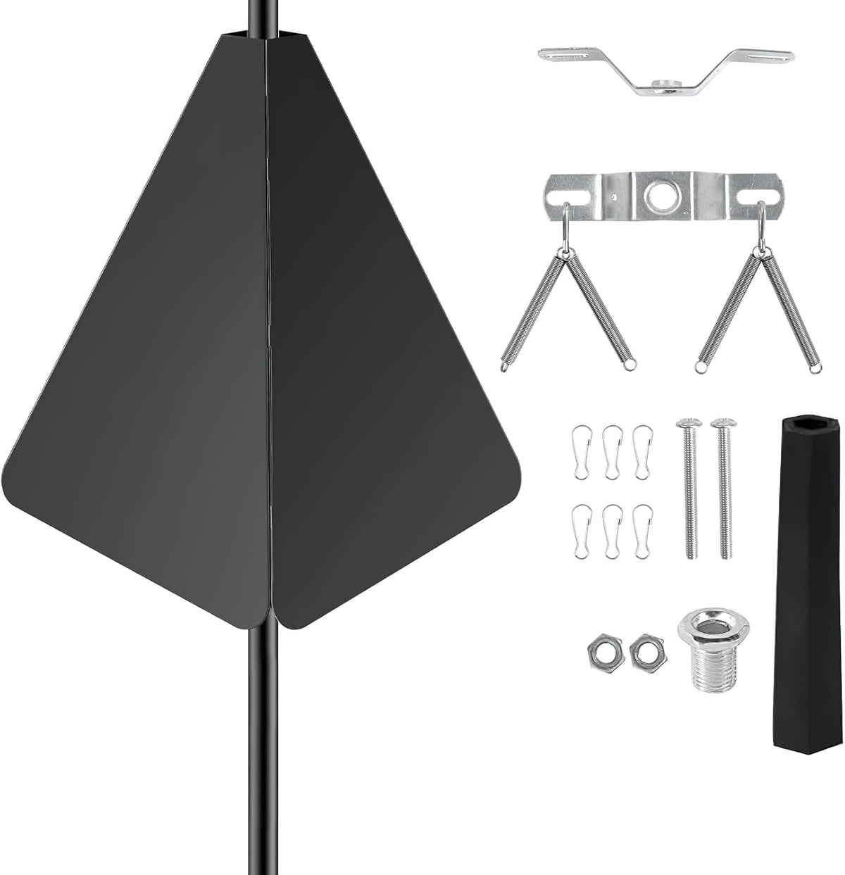 Black Squirrel Baffle for Bird Feeder Pole Q892016