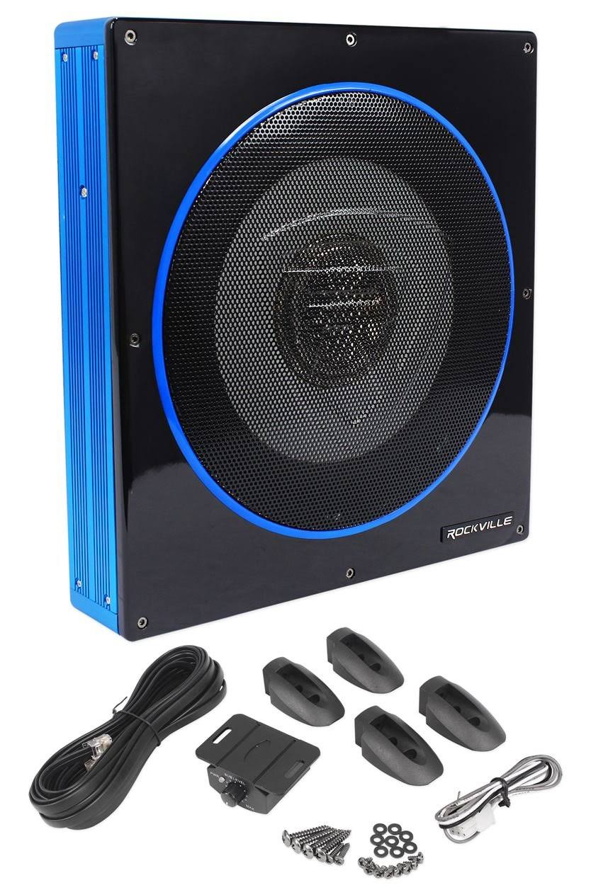800W Slim Powered Car Subwoofer W1237